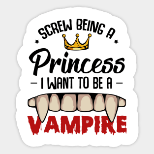 Vampires Halloween Sticker